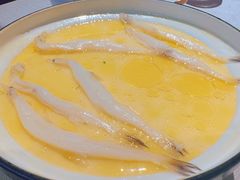 鸡汁银鱼焖双蛋-狮王府淮扬菜(老门东店)