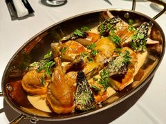 烤三黄鸡配羊肚菌黄酒汁-Oyster Talks 四度蚝法餐厅