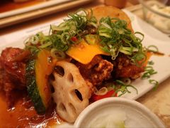 炸鸡烩蔬菜套餐-さち福やCAFE(ピオレ姫路店)