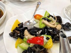 云耳胜瓜炒土鱿-美居大酒楼(美居广场店)