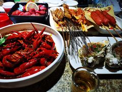 -喜悦小串海鲜烧烤大排档(高新万达店)