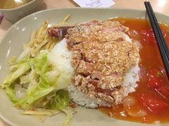 茄汁猪扒饭-百家鸡味馆(清泰店)