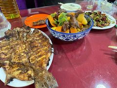 -北京龙庆四季香农家饭庄·灶台鱼·碳烤虹鳟鱼(龙庆峡店)