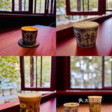 大红国风的咖啡店，果然是首都开过来！