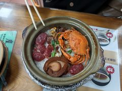 海鲜腊味煲仔饭-崖口煲仔饭