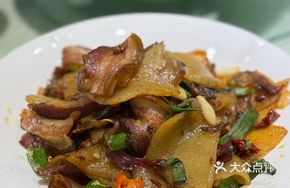 Potato Pancake with Preserved Pork