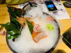 刺身三品-鲔吞·和牛寿喜烧(闵行区绿瘦酒店)