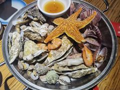 大锅蒸海鲜-永红源啤酒·烧烤·海鲜·大排档(台柳路店)