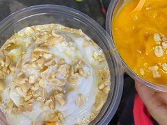香蕉牛奶冰浆-夏食光安顺小舒冰粉冰浆(甲秀楼店)