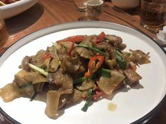 干土豆片炒黑猪肉-醉霖生态餐厅(交大店)
