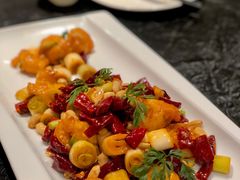 宫保虾丸子-正德楼果木烤鸭·渔家菜(东港店)