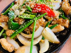 铁板竹肠-炳哥美食