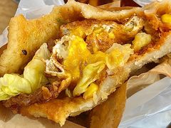 -小红车炸蛋葱油饼