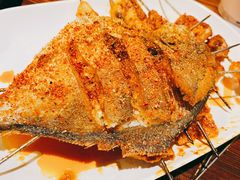 平鱼-连手特色烤串