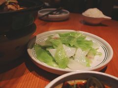 莴笋片炒山药-云海肴·汽锅鸡·云南菜(天山百盛优客店)