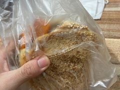鸡蛋花干夹菜-三兄弟高炉烧饼