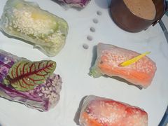 漫步花开彩虹卷-蜜桃花开·中西融合菜E&W(南长街店)