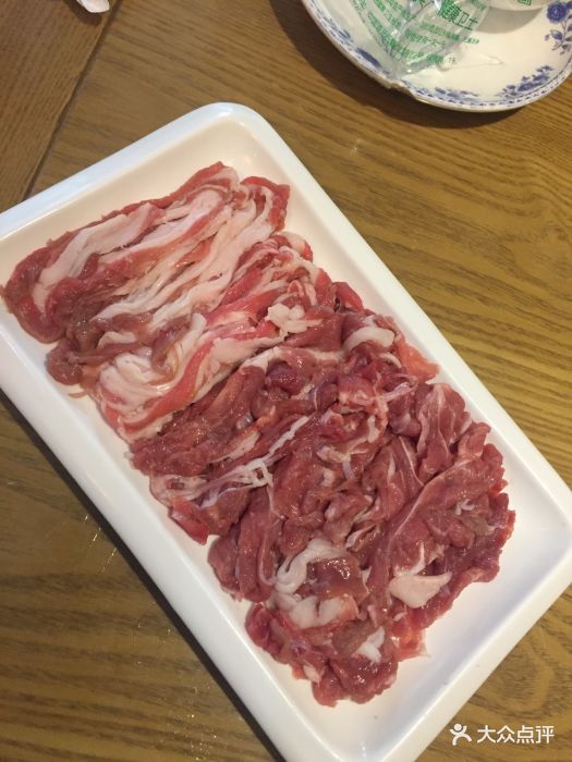 祥记老北京涮肉手切羊磨裆图片 - 第2张