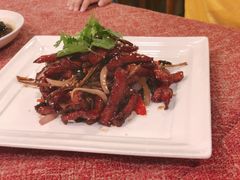 茶树菇炒肉-徐记私厨(半淞园路店)