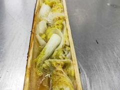 竹筒蒜香娃娃菜-丰依竹食·老牌竹筒饭