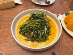 酸笋炒空心菜-浩海火燒雲傣家菜(芮欧百货店)