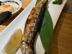 日式碳烤秋刀鱼-栖川山葵家·寿喜锅·日式料理(龙湖北城天街商场店)