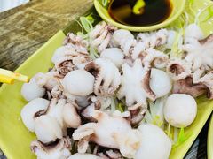 芥末白灼八爪鱼-贞姨美食·老字号海鲜大排档