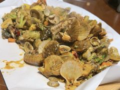 -东来菜馆•手抓海鲜家常菜•海鲜锅贴(鸽子窝店)