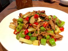 烟笋炒腊肉-向川南·水煮鱼·川菜(和平里店)