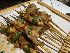 -山野的朋友露营炭火烤肉