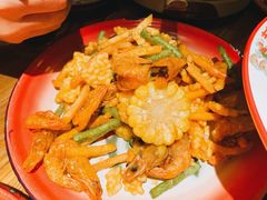 咸蛋黄焗大虾-破三川·新川菜(静安大融城店)
