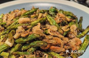 Stir-fried River Shrimp with Green Beans