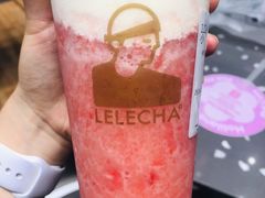 草莓桃子酪酪-LELECHA乐乐茶(新街口大洋店)