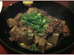 牛筋炒魔芋-牛玄庵日式寿喜烧·料理店(新源里店)