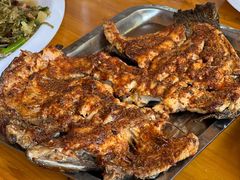 炭烤虹鳟鱼-途肴·老农饭庄(百里峡店)