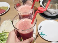 苹果梨汁-竹鲜笙全竹宴(国色天香店)