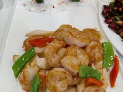铁杆山药炒虾仁-小贝壳酒楼(经九路店)