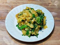 小白菜土豆泥-韩师傅老大同刀削面(北苑路店)
