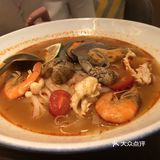 西兰花搭配了他家特制的酱汁 味道适中清爽