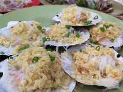 蒜蓉蒸扇贝-贞姨美食·老字号海鲜大排档