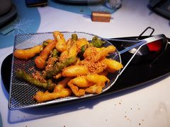 椒盐双色蘑菇-花开餐厅(环湖中路店)