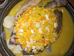 黄金酸辣味烤鱼-吞鱼兽麻辣烤鱼(万达店)
