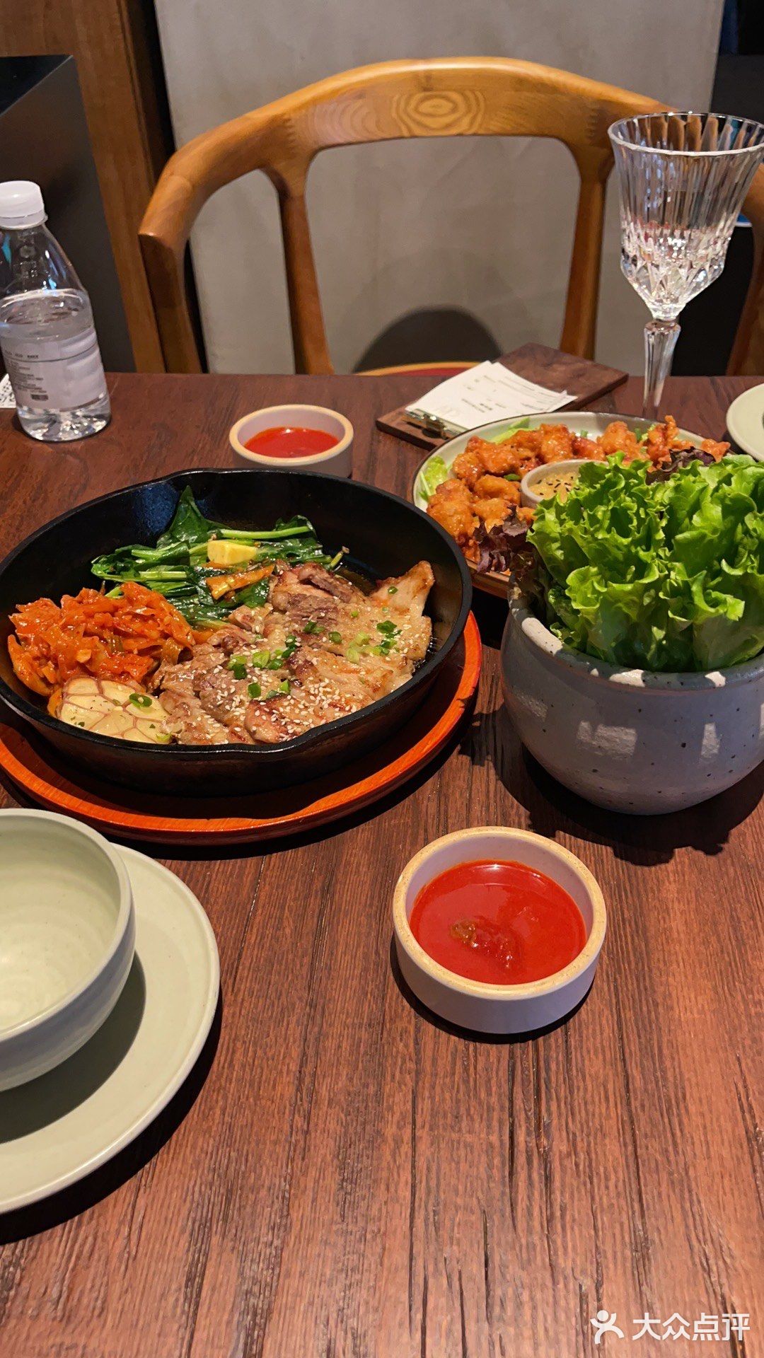 吃到一家好吃的韩国料理店，等待⌛️是值得的～