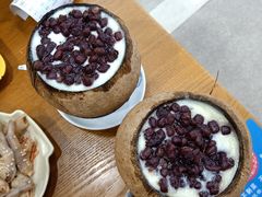 椰子炖奶加红豆-爱乐信甜品(石湾店)