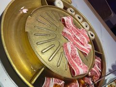 澳洲牛五花肉-猪啊牛呀羊啊铜盘烤肉(正大广场店)