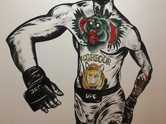 壁画-体育科代表搏击散打体能训练馆(陶然亭店)