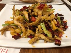 香辣鱿鱼头-四合院海鲜小厨(旱西关店)
