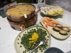 沙姜鲍鱼鸡汤-鹿港小镇(悠唐店)