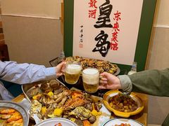 -东来菜馆•手抓海鲜家常菜•海鲜锅贴(鸽子窝店)