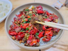 爆炒小牛肉-丝路东方虾仁水饺(北京路二宫汇嘉店)